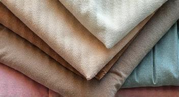 Échantillons textiles pour rideaux et coussins